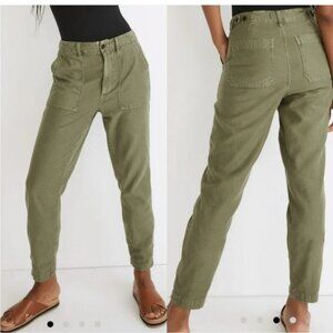 Madewell Womens 27 Griff Tapered Fatigue Cargo Pants